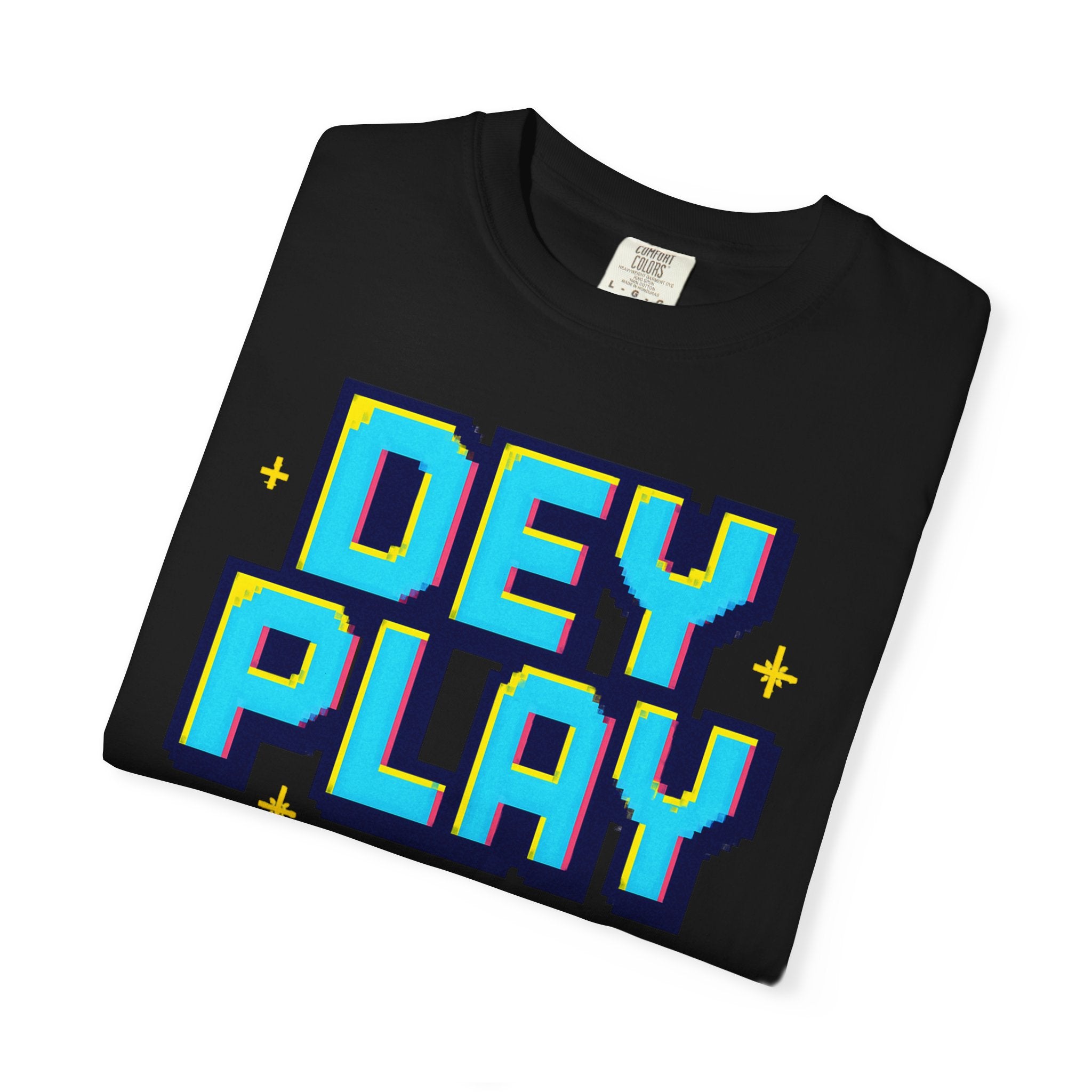 Dey Play Retro Pixel Graphic T-Shirt