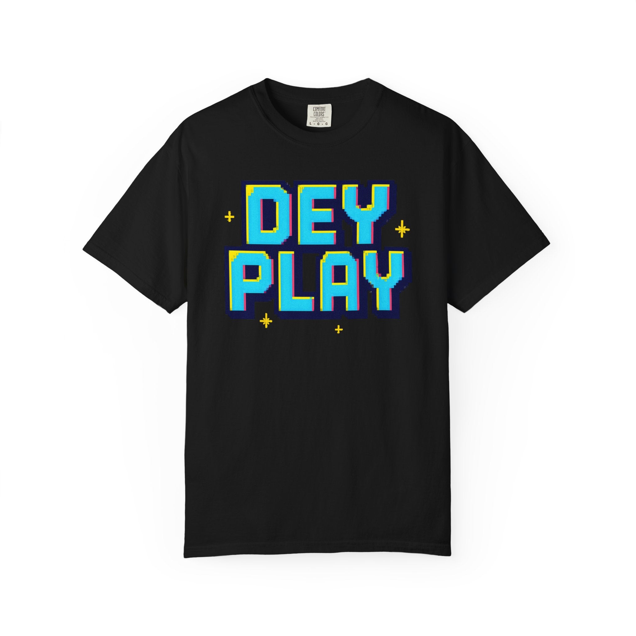 Dey Play Retro Pixel Graphic T-Shirt